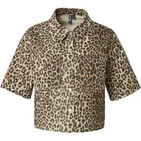 Pieces Blouse 'PCSalume' beige / bruin / greige / zwart