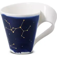 Villeroy & Boch NewWave Sterren Boogschutter, Kopje, Blauw, Wit, Zwart
