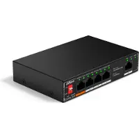 Dahua Technology PoE SF1005P, Onbeheerd, L2, Fast Ethernet (10/100), Volledig duplex, Ondersteunt Power over Ethernet (PoE), Wandmontage mogelijk
