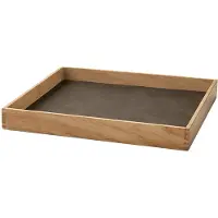 Lind DNA Dienblad Square S Even Nupo Caviar / Teak