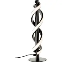 Brilliant Tafellamp Amalie Zwart 9w
