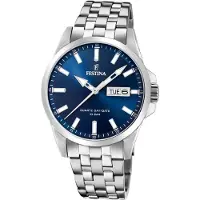 Festina Datum horloge ACERO CLASICO Blue
