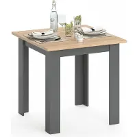 Vicco Eettafel Karlos Krachtige eik goud 80 x 80 cm, Model 36815