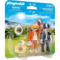 Playmobil DuoPack spoedarts en politieagente - 70823