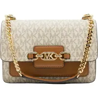 Michael Kors Schoudertas ecru / cognac / grijs