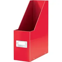 Leitz Click & Store WOW Tijdschriftencassette - Lectuurbak - 77% Gerecycled Karton - 10.3 x 33 x 25.3 Cm (BxHxD) - Rood