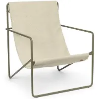 Ferm Living Desert Loungestoel Olive | Cloud