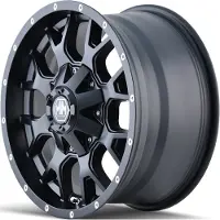Mayhem 8015 Warrior 17x9 / 5x114.3 BP / 18mm Offset / 87mm Hub Matte Black Wheel