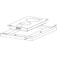 AKPO Pka 30 830/2 Inductiekookplaat 30 Cm 2 Branders