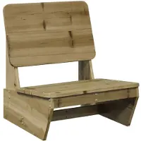 vidaXL Tuinstoel 60x64x70,5 cm geïmpregneerd grenenhout