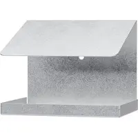Alberts 355098 Vogelhuisje met schuin dak | Stalen nestkastje in verschillende trendy kleuren | Vogelnestje om op te hangen of neer te zetten | Afmeting 120 x 150 x 120 mm