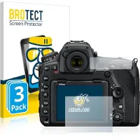 BROTECT Screenprotector 3 Stuks voor Nikon D850 Beschermglas transparant