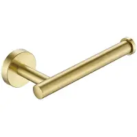 Guido Gusto Wc-rolhouder mat goud rond zonder klep