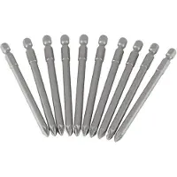 Stanley Long cross tip Pz2x100mm CRV 10pcs. 68-807