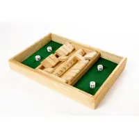 Longfield Shut the box dubbel, 34 x 24 x 4 cm
