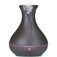 Platinet Omega PADYM010DW Aroma diffuser Humidifier - Donkerbruin hout 400 ml