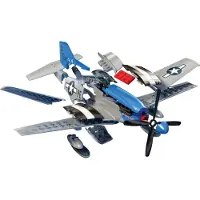 Airfix Set - QUICKBUILD - D-Day P-51D Mustang J6046 - 38 Teile - - One Size - Klötze