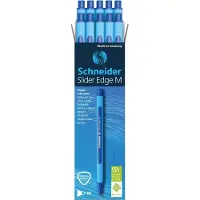 Schneider balpen - Slider Edge - penpunt M - schrijfkleur blauw - 10 stuks - S-152103-10