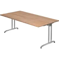 Hjh OFFICE PRO BELA 2E S - 200 x 100 Walnoot
