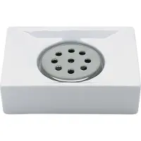 Spirella Quadro Zeephouder – Praktische Zeepschaal voor de Badkamer – Robuust en Eenvoudig te Reinigen