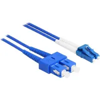 DeLOCK Fiber Optical Cable with metal armouring LC Duplex to SC Duplex Singlemode OS2 3 m