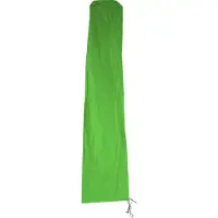 MCW Beschermhoes voor zweefparasol tot 4,3 m (3x3 m), afdekhoes met ritssluiting ~ groen