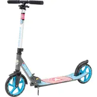 Star-Scooter Alu City vouwbaar 205mm XXL staplank, grijs / blauw unisex