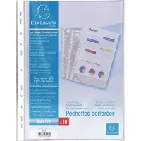 Exacompta Insteekhoezen - Antistatisch - 24 cm x 32 cm - Polypropylene - 90 Microns - 5990E