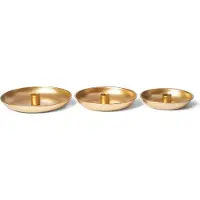 Novaliv Set van 12 kaarsenhouders 13 cm decoratieve schaal goud kerstdecoratie ronde kaarsenhouder metalen kaarsenhouder adventskrans scandic chic kaarsenbord tafelkaarsen kaarsenhouder kaarsenstoker