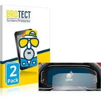 BROTECT - Screenprotector voor Volkswagen Tiguan 2021 Digital Cockpit Pro - Folie Beschermfolie matte 2 Stuks