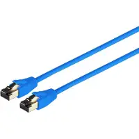 S-Conn Patchkabel cat 8.1 F/FTP PIMF LSZH blau 10,0m