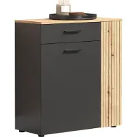 Trendteam Hoog dressoir met 2 deuren en 1 lade l80 cm esteban