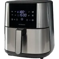 Gastronoma Heteluchtfriteuse - Airfryer 8L - Inclusief Accessoires - 18290007 - RVS/Zwart