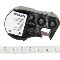 Brady M4-83-492 FreezerBondz polyester labels zwart op wit Ø 12,7 mm (origineel)