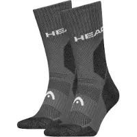 Head Sportsokken donkergrijs / zwart / wit