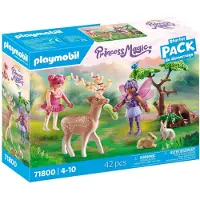 Playmobil Starter Pack Fairies With Forest Animals Figure Veelkleurig Kinderen