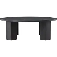 Venture Home Juno salontafel Ø120cm zwart.