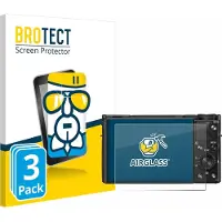 BROTECT Screenprotector 3 Stuks voor Sony Cyber-Shot DSC-RX100 VIIA Beschermglas transparant