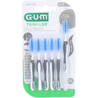 Sunstar-Gum Trav-lers Ragers Zwart 2,6 Mm 6 Stuks