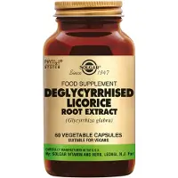 Solgar Deglycyrrhised Licorice (Zoethout) Root Extract Capsules