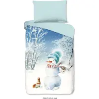 Muller Textil Good Morning Kinderdekbedovertrek "Cold" - Multi - (140x200 cm) - 100% Katoen