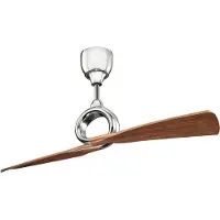 Elstead Lighting Plafondventilator Link, tweevleugelig Link, hout donker, Woon-/ Eetkamer, Kunststof