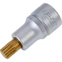 Hazet Dopsleutelbit 990-10 · 1/2 inch (12,5 mm) vierkant hol · Binnenveeltandprofiel XZN · SW M10