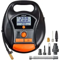 Osram Automotive TYREinflate 6000 Compressor 5.5 bar Automatische afschakeling, Digitaal display, Met werklamp, Met Powerbank-functie, 12- en 230V-laadbaar,