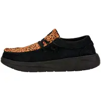 HeyDude Instappers Dames Wendy Zwart Textiel Size 40