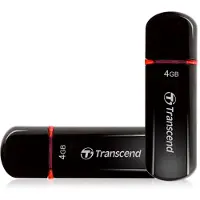 Transcend JetFlash 600 USB-stick 4 GB Blauw TS4GJF600 USB-A 2.0
