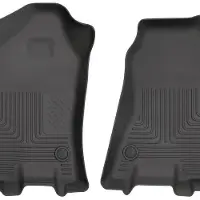 Husky Liners 2019 Ram 1500 Crew Cab WeatherBeater Black Front Row Floor Liners
