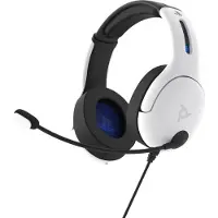 PDP LVL50 Wired Headset - White (PS5/PS4)