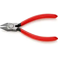 Knipex 76 81 125 Elektronica en fijnmechanica Zijkniptang Met facet 125 mm