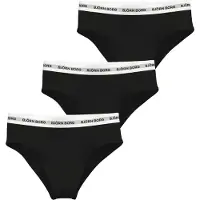 Björn Borg Logo Highwaist Briefs 3-pack Zwart | Maat: M